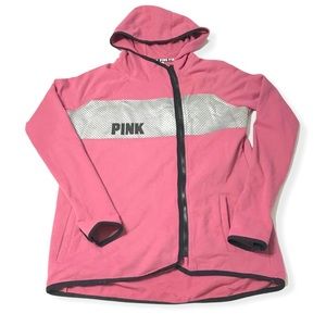 PINK Victoria’s Secret Pink Old Rose Full Zip Jacket Size XS